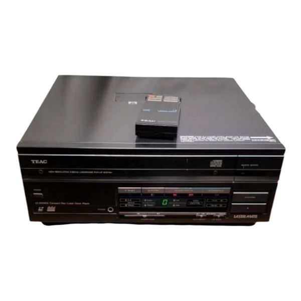 1980s TEAC Lasermate LV-5000DS Player