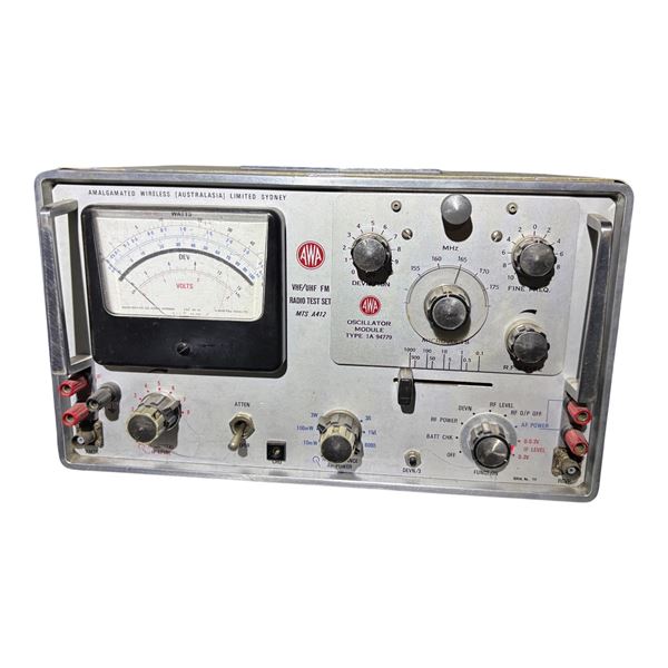 AWA WHF/UHF FM Radio Test Set MTS A412