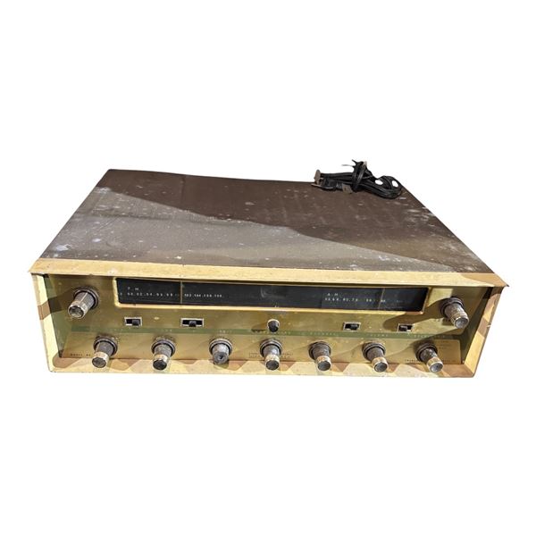 1960s Transwave TW-50 AM-FM Receiver and Amplifier