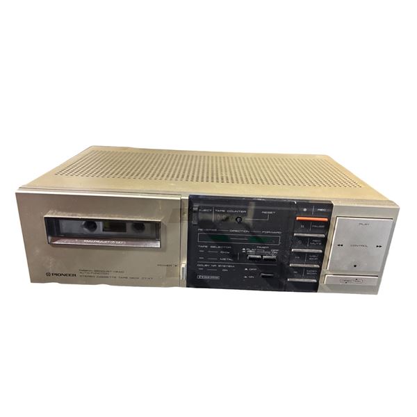 1980s Pioneer CT-X7 Stereo Cassette Tape Deck