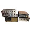 Image 1 : Group of 4 - Richards Audio Component, Sylvania Radio Clock, Realistic Stereo 8 Player and Frequency
