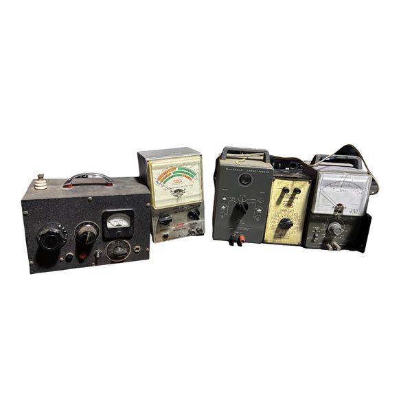 Group of 5 Electronic Testers: EICO 944, Heathkit CT-1, EICO 1120, Heathkit AV-3