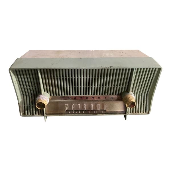 1950s Motorola Mint Green Tube Radio