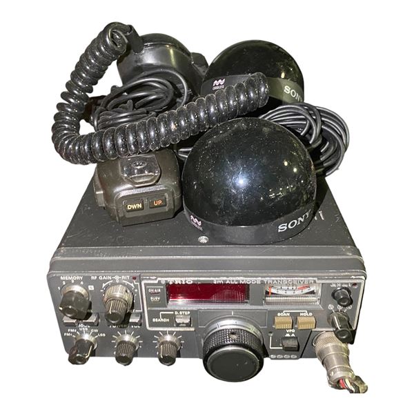 Trio 2m All Mode Transceiver, Sony Senors, Radio Microphone