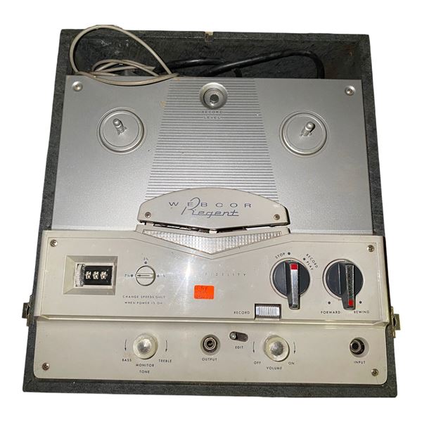 Webcor Regent Reel to Reel Tape Recorder