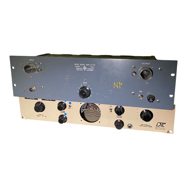 Hewlett Packard 460A Wide Band Amplifier and Day Tronics Output Selector