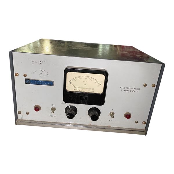 Research Specialties Electrophoresis Power Supply Model 1910