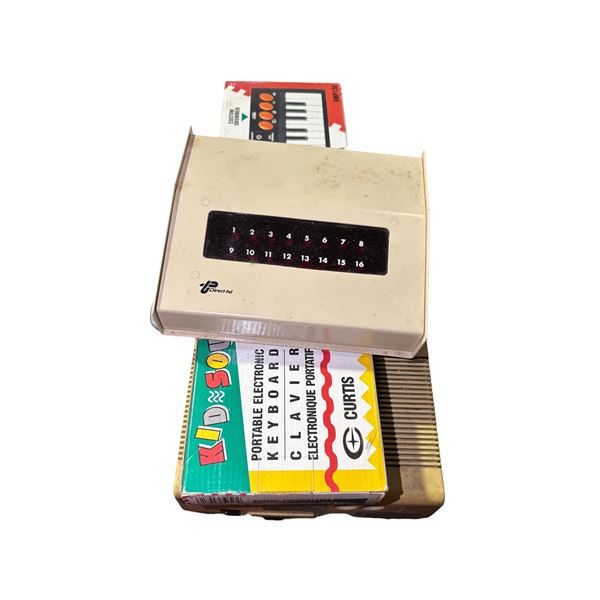 Kid Sounds Portable Electronic Keyboard by Curtis (BMP130) and Commodore 1541 Drive Floppy Disk