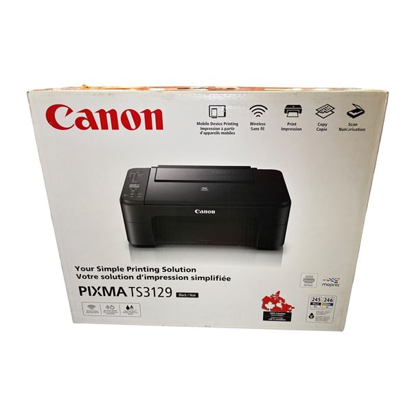 Canon PIXMA TS3129 Wireless Inkjet All-In-One Printer