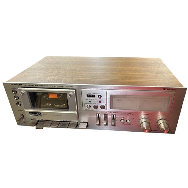Hitachi Stereo Cassette Tape Deck D-850