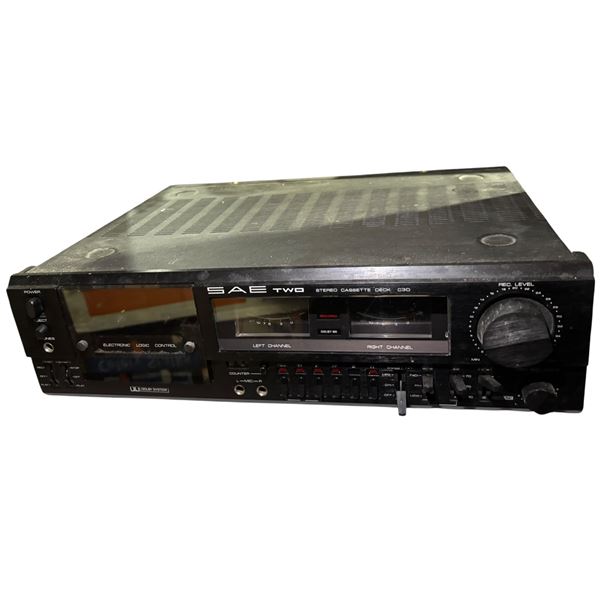 1980s SAE Two Stereo Cassette Deck C30