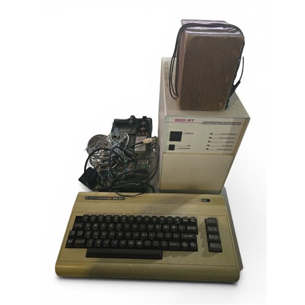 Group of Vintage Computer Parts - includes American Power Conversion (APC) 800 RT, Commodore VIC-20 