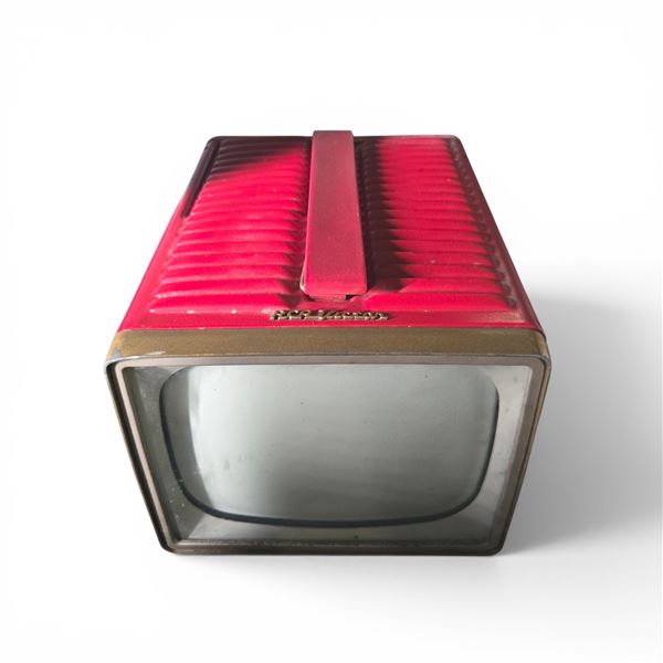 RCA Victor Mini Red Personal & Portable Television - 1950's
