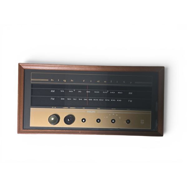 Philips Wooden Home Tube Radio - Buttons are missing