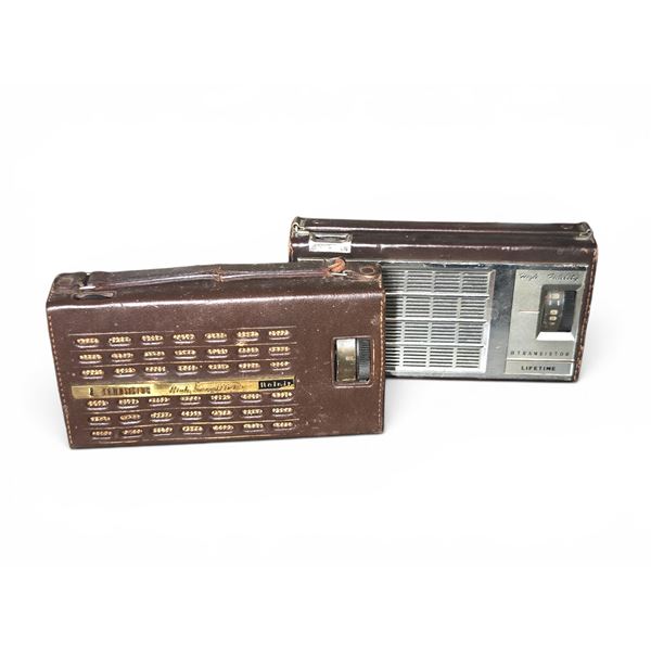 Hacosonic Transistor Radio, Model 8TP-910 & "Browni" Model 8 Transistor Portable Radio - Circa 1960'