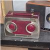 Image 2 : Group of 2 Portable Mid-Century Transistor Radios - includes Westinghouse Model 729P7 Suntan & Motor