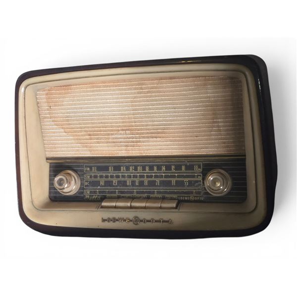 Loewe-Opta Bella Tube Radio Receiver, Made in Germany circa 1950's