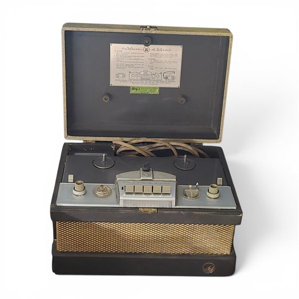 Voice of Music (V-M) Tape-O-Matic Reel-to-Reel Tape Portable Case Recorder