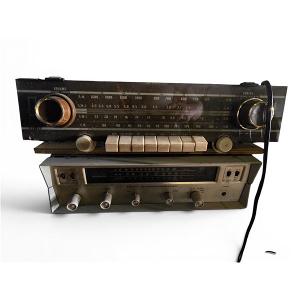 Telefunken MX FM Stereo Tube Radio & Trio (Kenwood) Stereophonic Receiver
