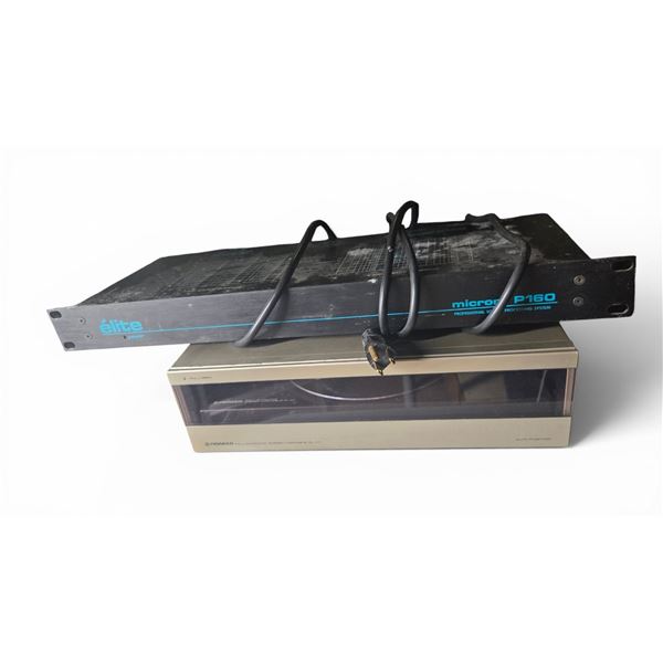 Yorkville Elite Micron P160 Professional Sound Processor Audio & Pioneer Automatic Stereo Turntable 