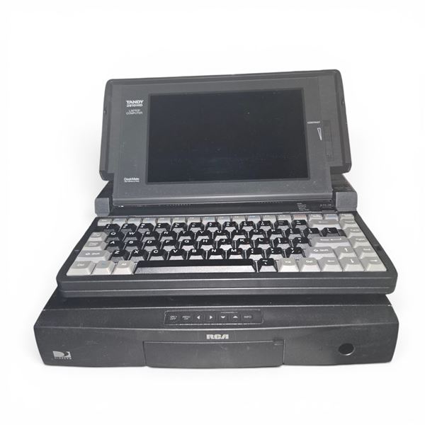 Tandy 2810 HD Laptop Computer & RCA Satellite Receiver