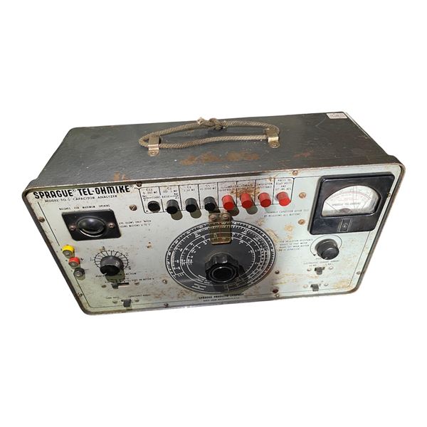 Sprague Tel-Ohmike Model TO-5 Capacitor Analyzer