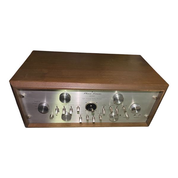 Autocorrelation Preamplifier Phase Linear 4000 Control Console