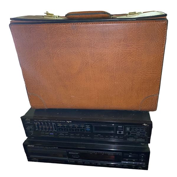 JVC RX-3 FMAM Computer Controller Receiver & Denon PCM Audio Compact Disc Player Model DCD-820 - inc