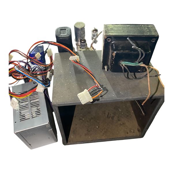 Knight R.F. Generator, Heathkit Condenser Checker - includes large Group of Electronic Boards Circui