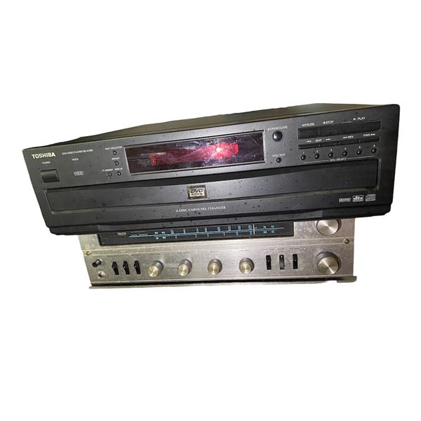 Toshiba DVD Video Player SD-4109X & Sansui Stereophonic Tuner Amplifier Model 221