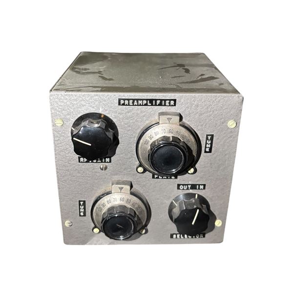 Preamplifier Unit Manual Control Radio Component
