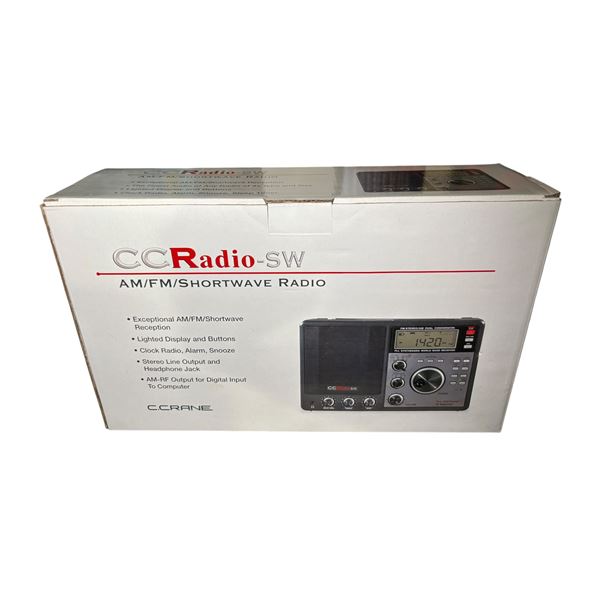 C. Crane CCRadio-SW AM/FM/Shortwave Radio (In Box)