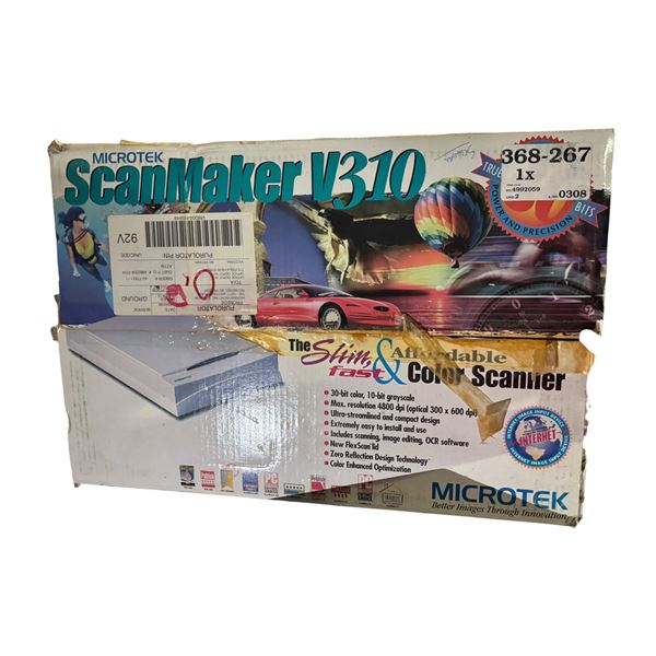 1990s Microtek ScanMaker V310 Color Scanner