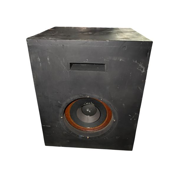 1970s Vintage Bass Reflex Speaker Cabinet