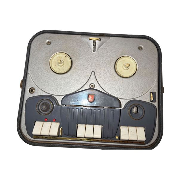 Vintage Philips Portable Reel-to-Reel Tape Recorder