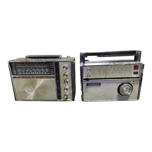 Group of 2 - Vintage Multi-Band Portable Transistor Radios