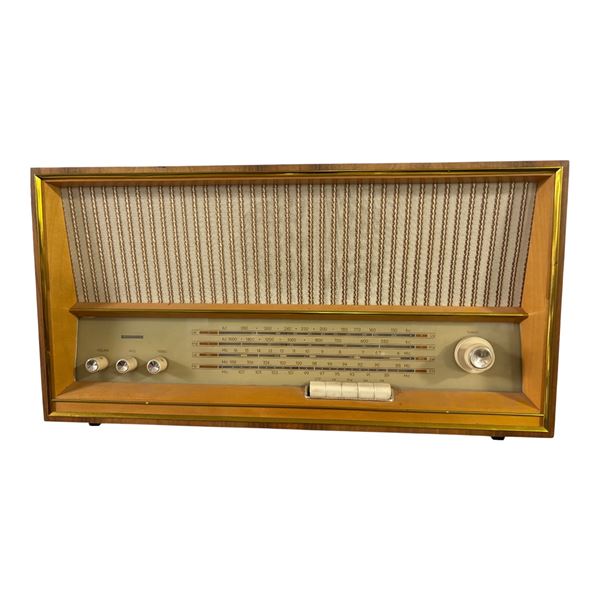 Vintage Wooden Radio