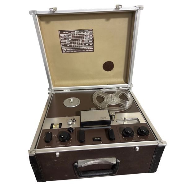 Vintage Ampex F44 Reel To Reel Tape Recorder