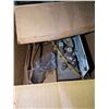 Image 2 : Group of Vintage Vacuum Tubes, Chassis, Wiring, Resistors, Capacitors, and More