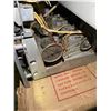 Image 4 : Group of Vintage Motors, Large Electrolytic Capacitors, and Tuner Chassis