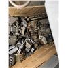 Image 6 : Group of Vintage Motors, Large Electrolytic Capacitors, and Tuner Chassis