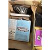 Image 2 : Boxes of Vintage Misc Speakers, Magnetic Tape, Wires, Tubes, and More
