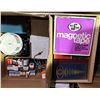 Image 3 : Boxes of Vintage Misc Speakers, Magnetic Tape, Wires, Tubes, and More