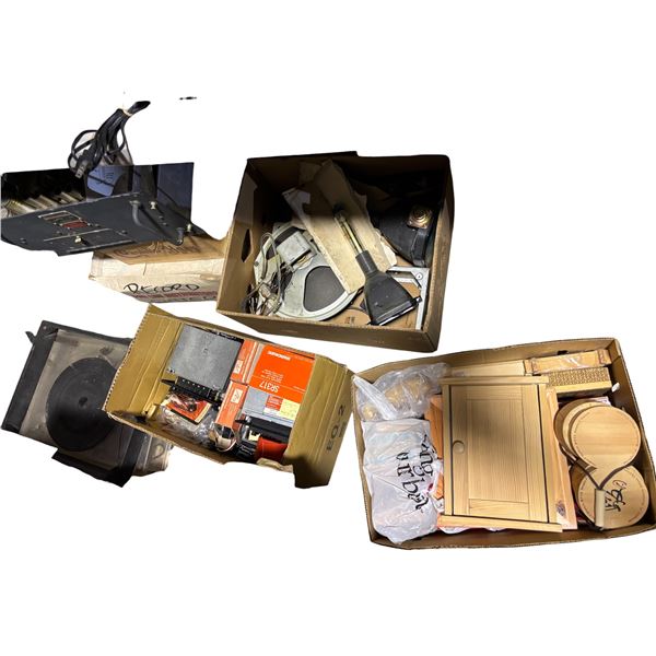 Group of Vintage Misc Audio Gear and Electronic Components