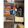 Image 4 : Boxes of Vintage Misc Radio Console, Chassis, Electronic Parts