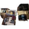 Image 1 : Boxes Lot of Vintage Electronic Equipment, Components, and Wiring