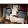 Image 4 : Boxes Lot of Vintage Electronic Equipment, Components, and Wiring