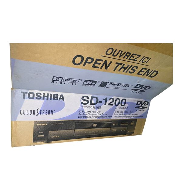 Toshiba SD-1200 DVD Video Player (In Box)