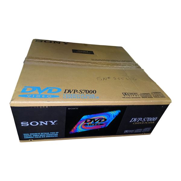 Sony DVP-S7000 CD/DVD Player (In Box)