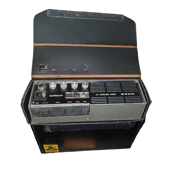 1970s UHER 4000 REPORT IC Portable Reel-to-Reel Tape Recorder